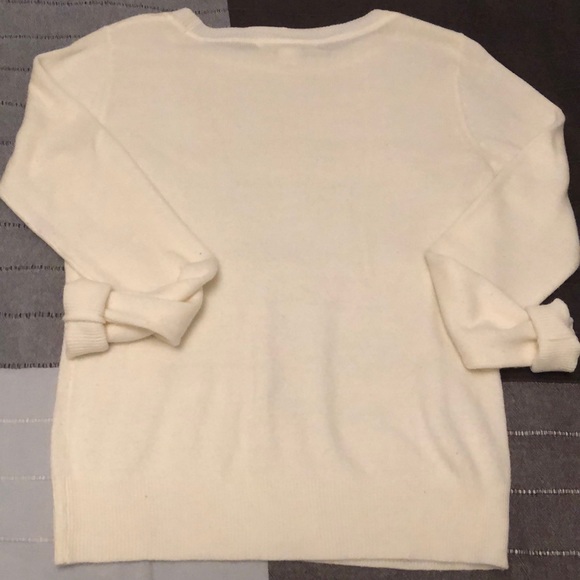 Forever 21 White Tunic Sweater Size S - Picture 4 of 4